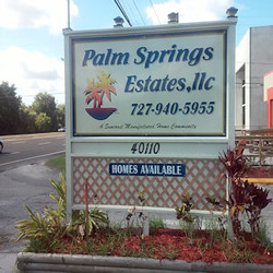 Palm Spring Estates | 40110 US Hwy 19 N, Tarpon Springs, FL 34689, USA | Phone: (727) 940-5955