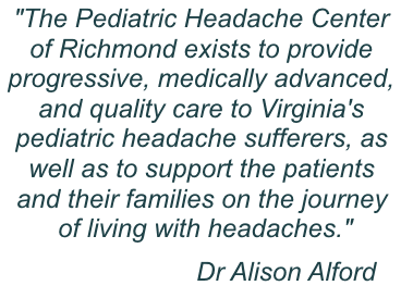 Pediatric Headache Center of Richmond | 2500 Gaskins Rd suite B, Richmond, VA 23238, USA | Phone: (804) 658-5385