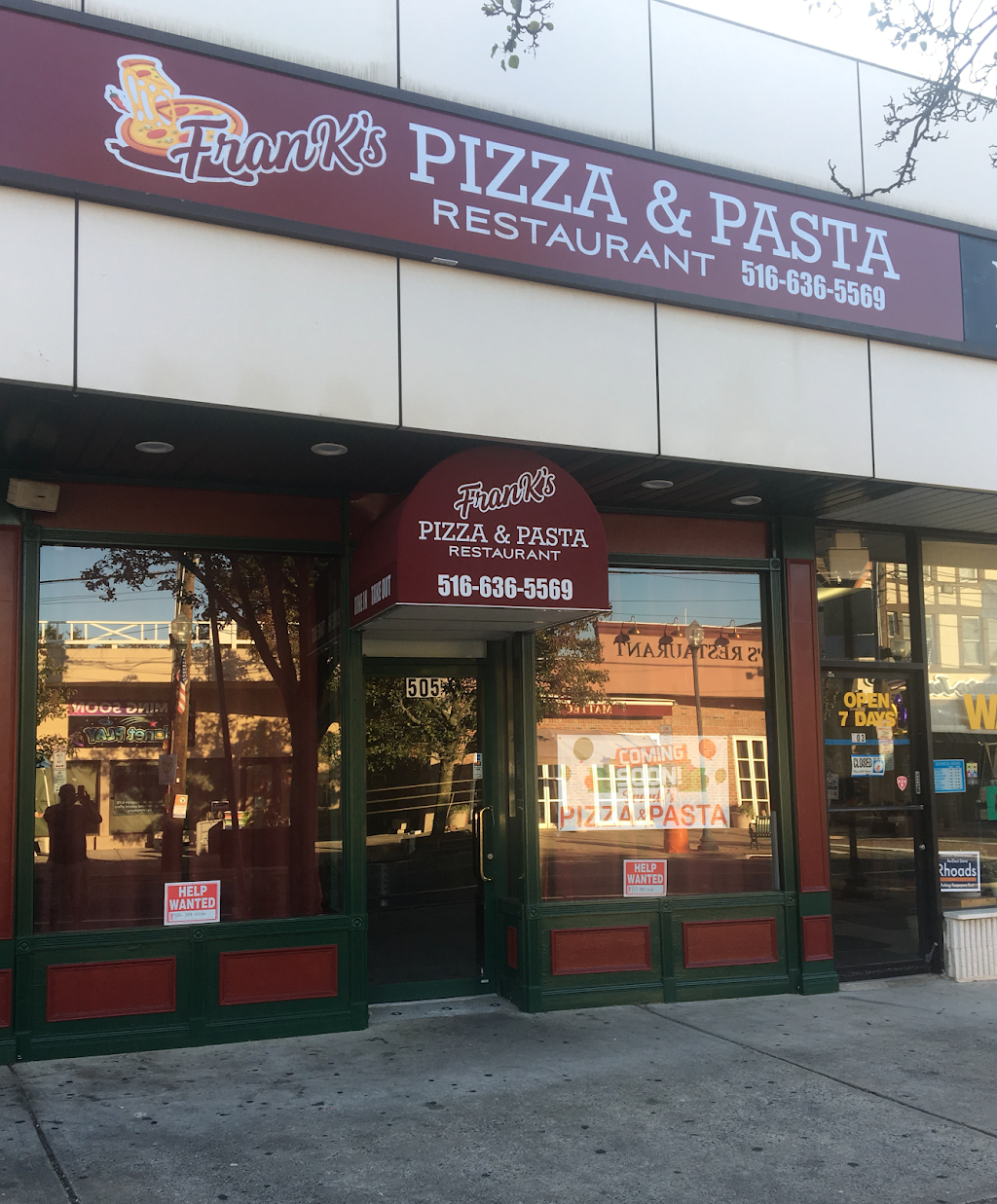 Franks pizza & pasta | 505 Bedford Ave, Bellmore, NY 11710, USA | Phone: (516) 636-5569