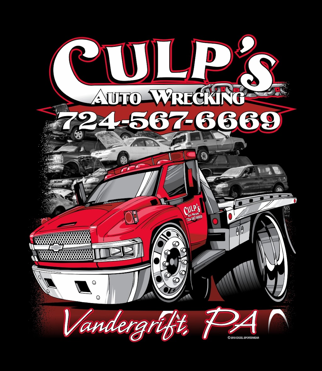 Culps Auto Wrecking | 1119 Chestnut Rd, Vandergrift, PA 15690, USA | Phone: (724) 567-6669