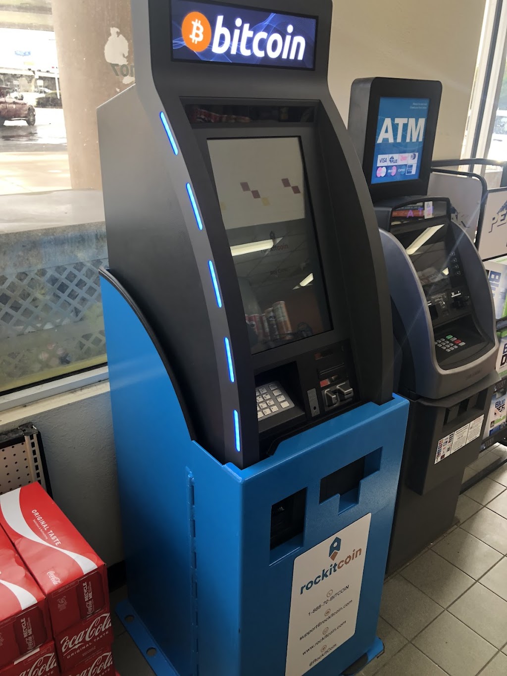 RockItCoin Bitcoin ATM | 26205 Southwest Fwy, Rosenberg, TX 77471, USA | Phone: (888) 702-4826