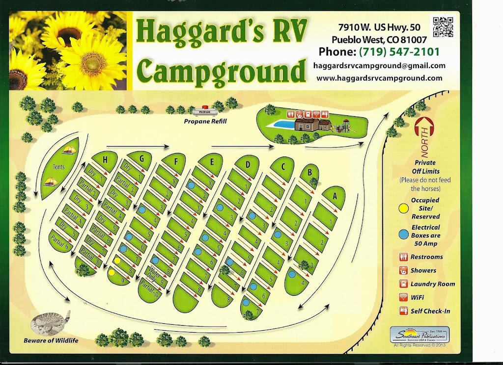 Haggards RV Campground | 7910 US-50, Pueblo, CO 81007, USA | Phone: (719) 547-2101