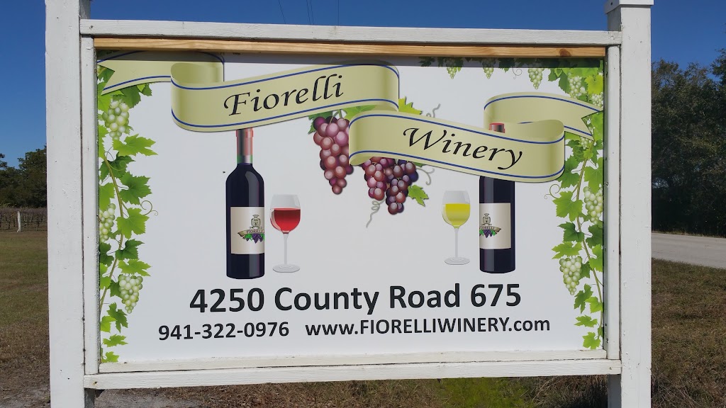 Fiorelli Winery | 4250 Waterbury Road, Co Rd 675, Bradenton, FL 34211, USA | Phone: (941) 322-0976