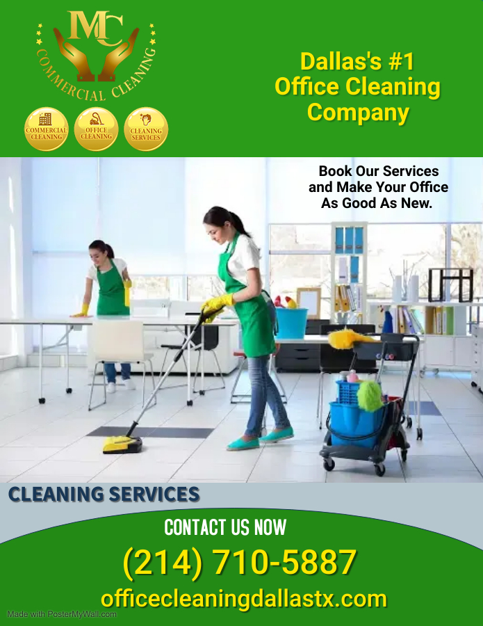 MC Commercial Cleaning - Office Cleaning Plano TX | 2112 17th St, Plano, TX 75074, USA | Phone: (214) 283-8900