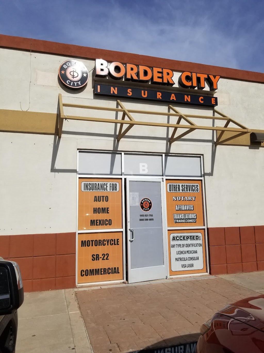 Border City Insurance Services | 12275 Pellicano Dr, El Paso, TX 79936, USA | Phone: (915) 921-7755