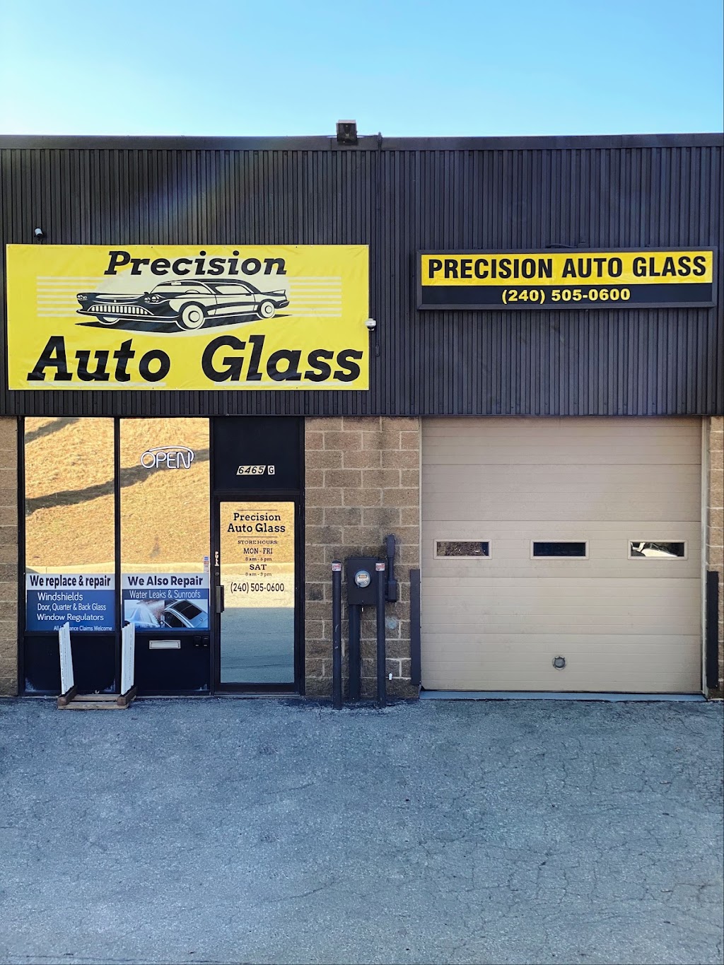 Precision Auto Glass in Columbia | 6465 Dobbin Center Way Ste G, Columbia, MD 21045, USA | Phone: (240) 505-0600