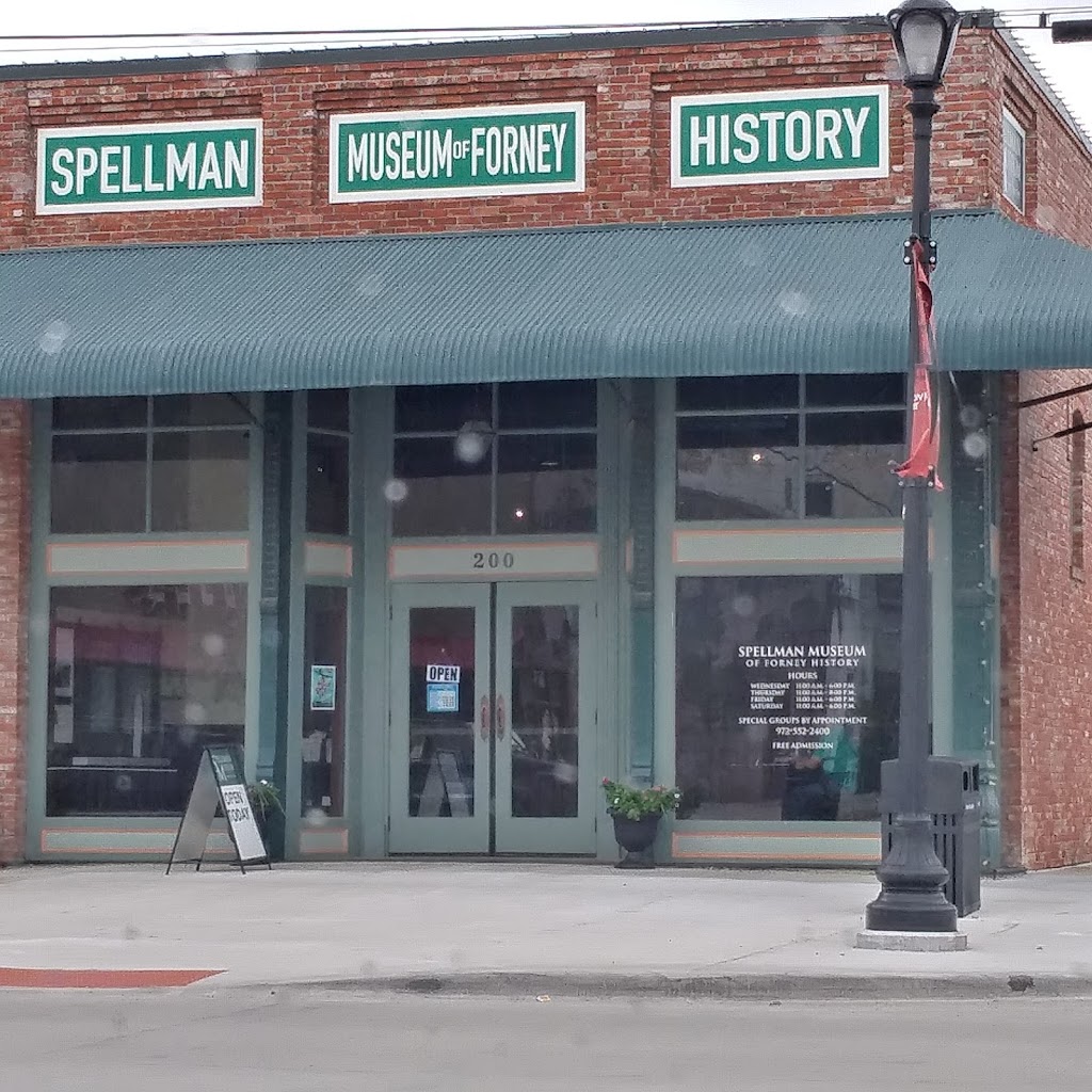 Spellman Museum of Forney History | 200 S Bois D Arc St, Forney, TX 75126 | Phone: (972) 552-2400