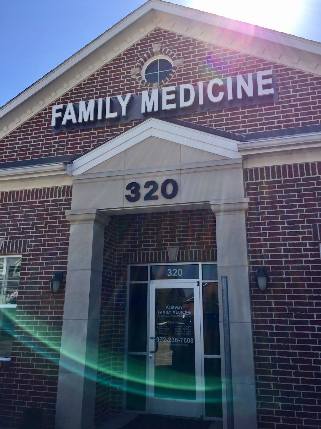 Fairway Family Medicine | 4100 Fairway Dr Ste 320, Carrollton, TX 75010, USA | Phone: (972) 236-7608