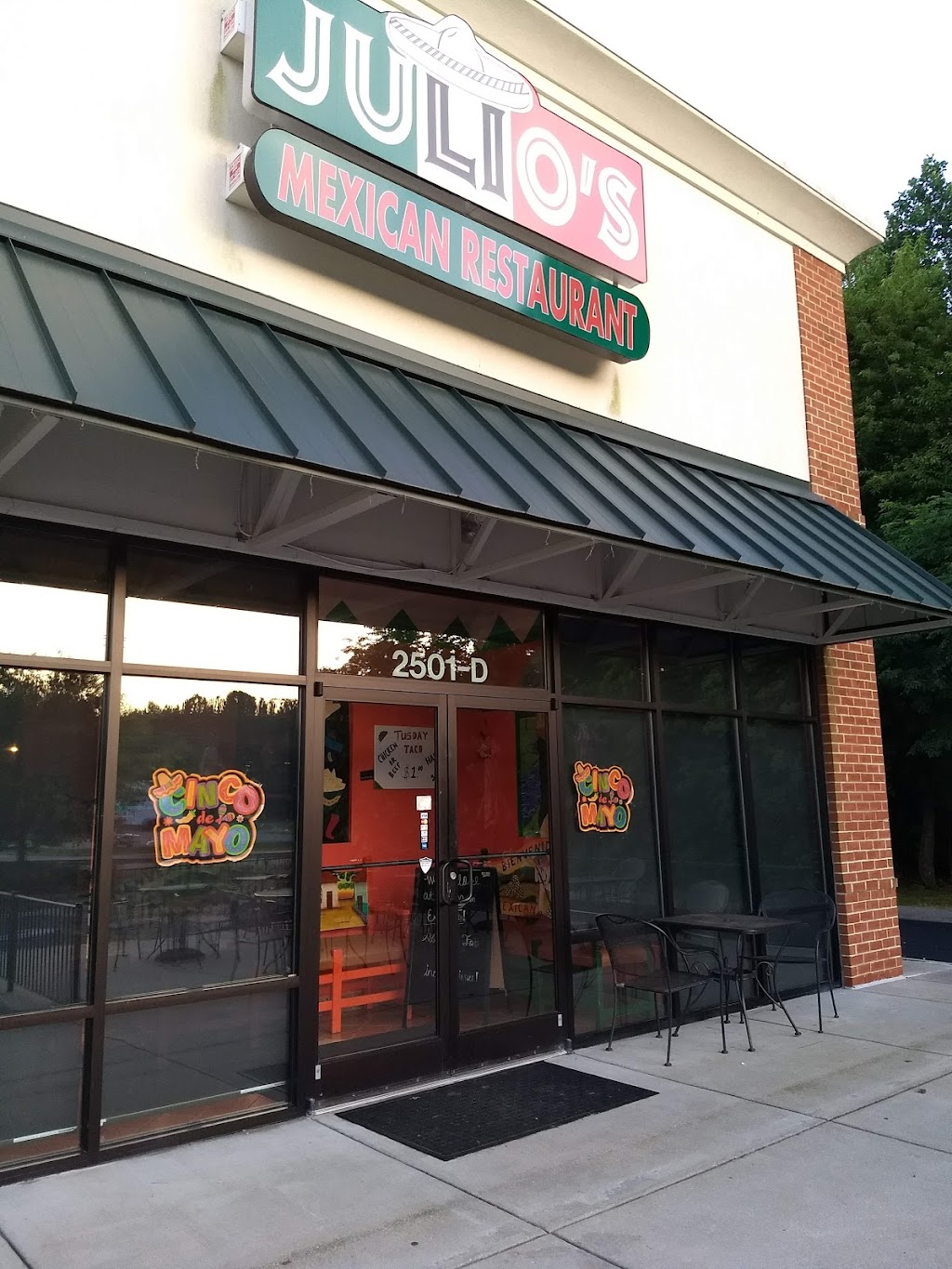 Julios Mexican Restaurant | 2501 New Kent Hwy d, Quinton, VA 23141, USA | Phone: (804) 932-3200