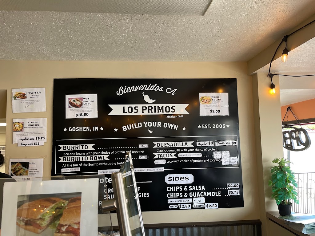 Los Primos Mexican Grill | 124 W Jefferson St, Goshen, IN 46526, USA | Phone: (574) 971-5223