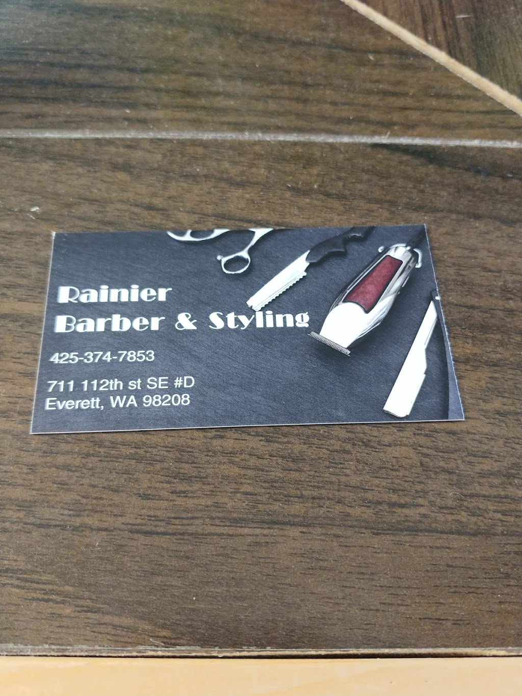 Rainier Barber and Styling | 711 112th St SE, Everett, WA 98208 | Phone: (425) 374-7853