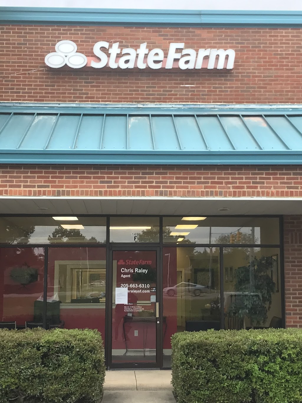 Chris Raley - State Farm Insurance Agent | 149 Buck Creek Plaza F, Alabaster, AL 35007, USA | Phone: (205) 663-6310