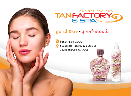 Tan Factory and Spa | 5333 TX-121, The Colony, TX 75056, USA | Phone: (469) 384-3000