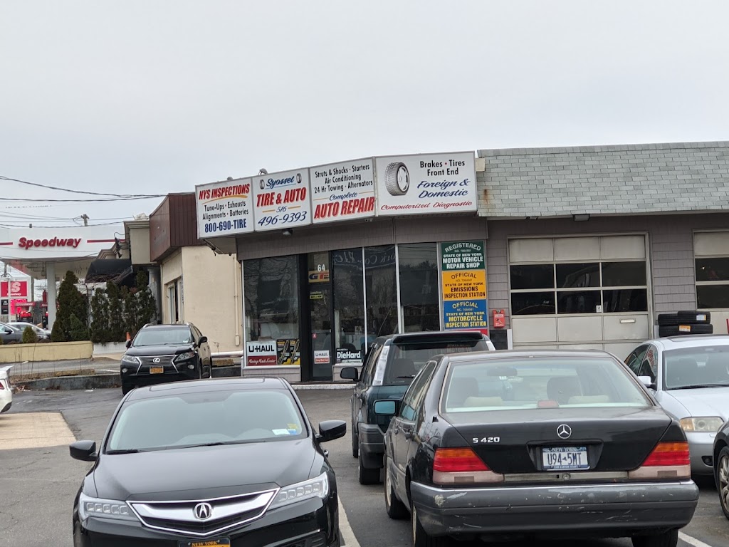 Syosset Tire & Auto Repair | 64 Jericho Turnpike, Syosset, NY 11791, USA | Phone: (516) 496-9393