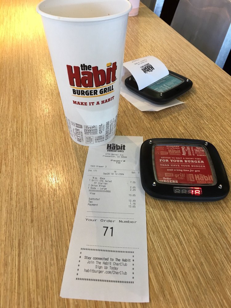 The Habit Burger Grill | 6770 Bernal Ave Suite 410, Pleasanton, CA 94566, USA | Phone: (925) 485-3260