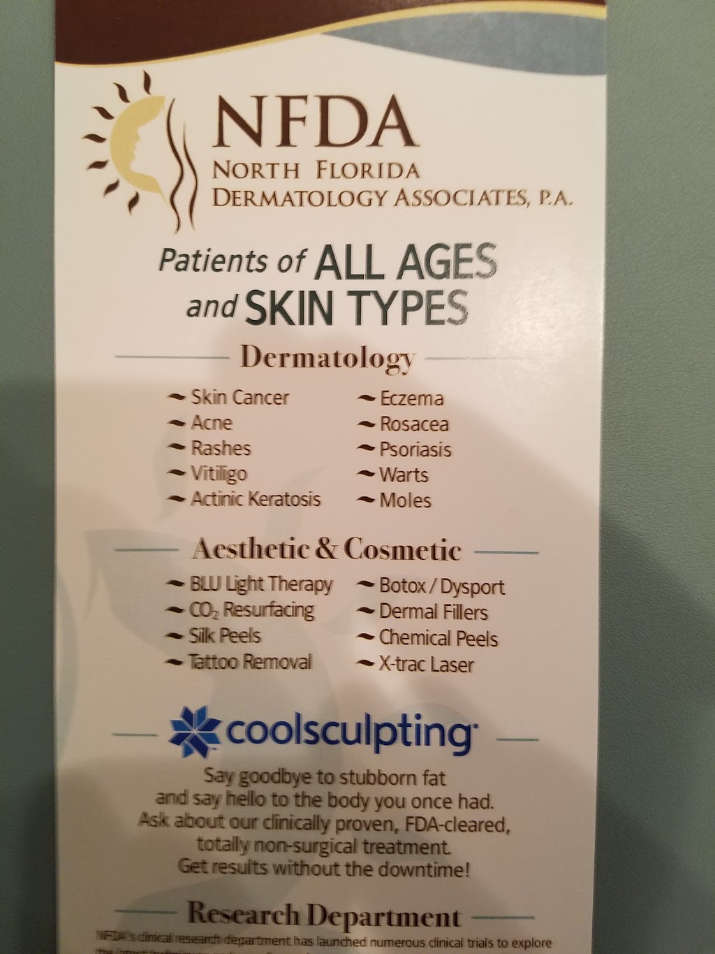 North Florida Dermatology Associates, PA: Brown Robert G MD | 9191 R G Skinner Pkwy UNIT 202, Jacksonville, FL 32256, USA | Phone: (904) 354-4488