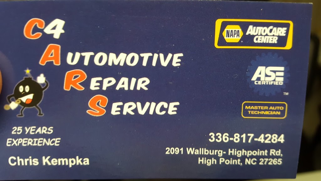 C4 Automotive Repair Service | 2091 Wallburg-High Point Rd, High Point, NC 27265, USA | Phone: (336) 817-4284