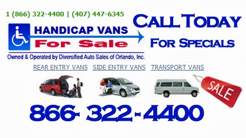 Wheelchair van for sale | 6307 Hansel Ave #1, Pine Castle, FL 32809, USA | Phone: (800) 308-2503