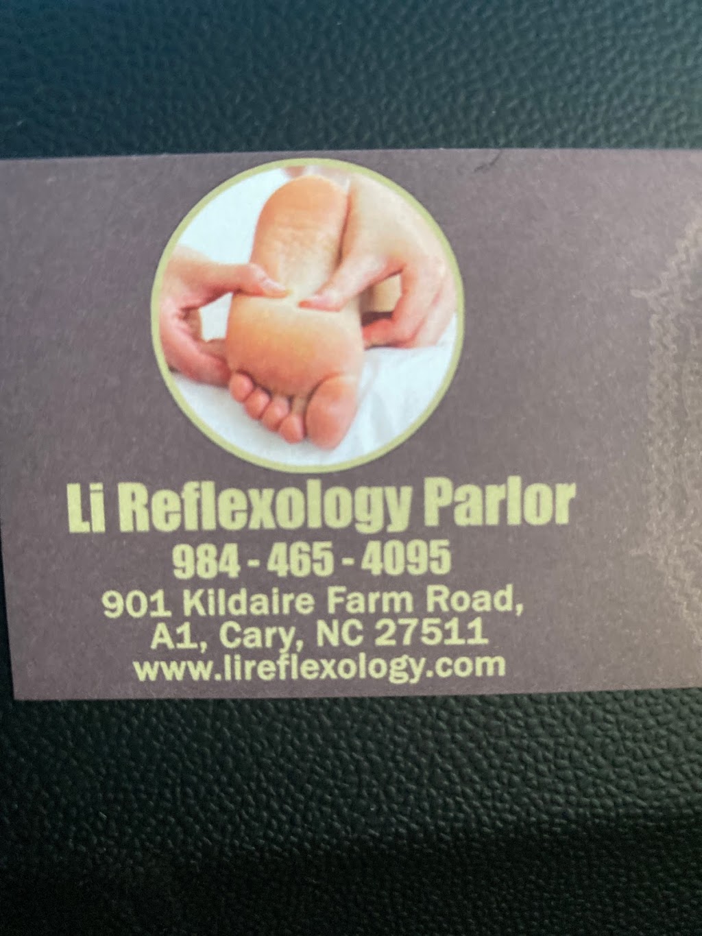 Li Reflexology Parlor | 901 Kildaire Farm Rd a1, Cary, NC 27511, USA | Phone: (984) 465-4095