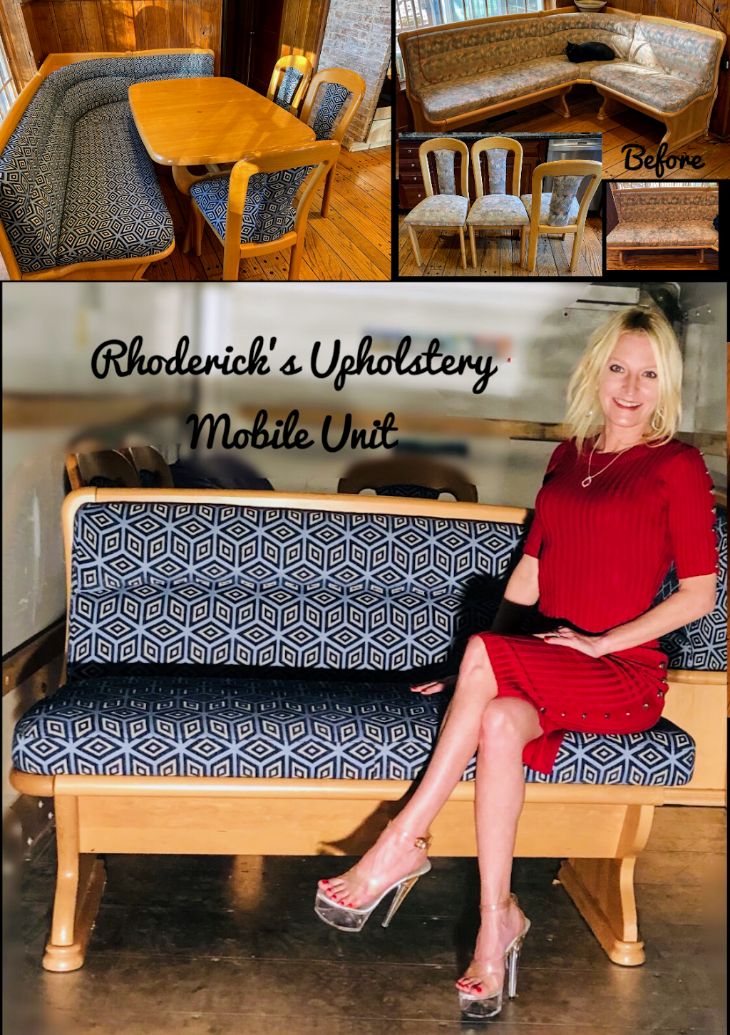 Rhoderick’s Upholstery Mobile Unit | 887 Keisterville Road, Keisterville, PA 15449, USA | Phone: (724) 415-7746