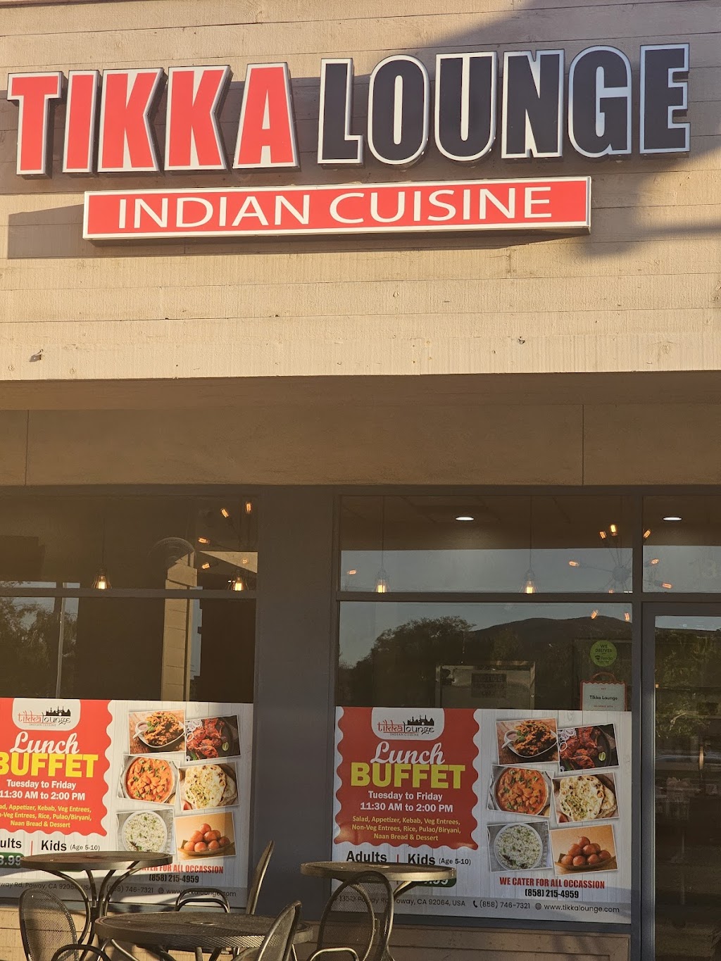 Tikka Lounge | 13513 Poway Rd, Poway, CA 92064, USA | Phone: (858) 746-7321