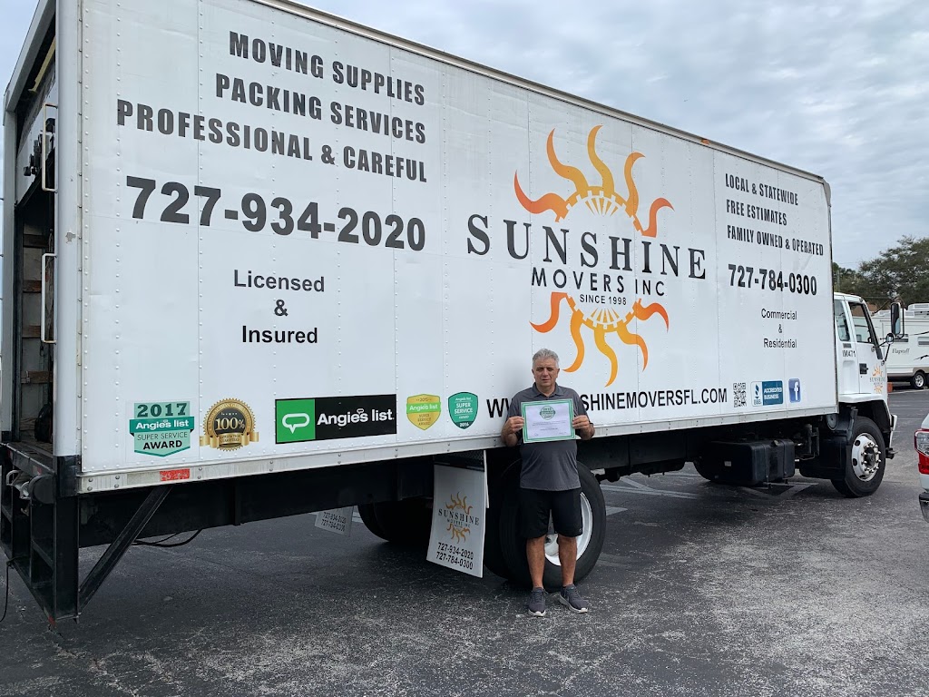 Sunshine Movers | 2531 Woodcote Terrace, Palm Harbor, FL 34685, USA | Phone: (727) 934-2020