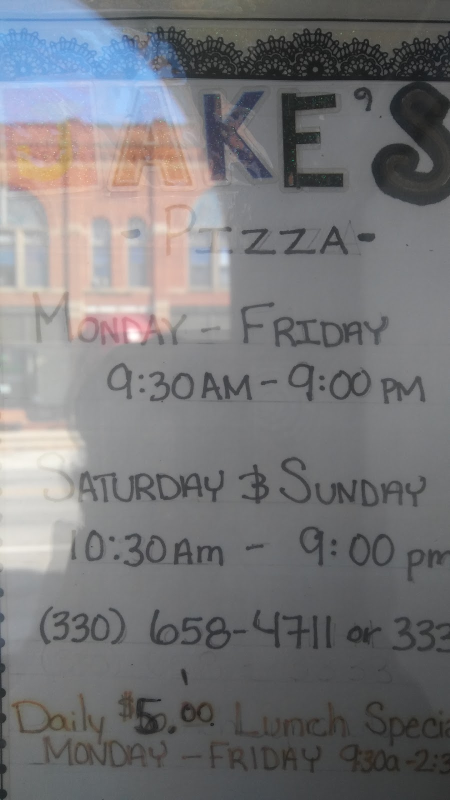 Jakes Pizza | 73 Portage St, Doylestown, OH 44230, USA | Phone: (330) 658-4711