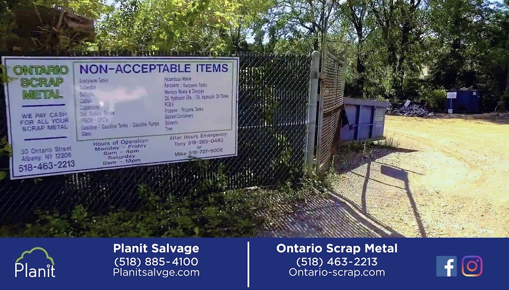 Ontario Scrap Metal Inc | 30 Ontario St, Albany, NY 12206, USA | Phone: (518) 463-2213