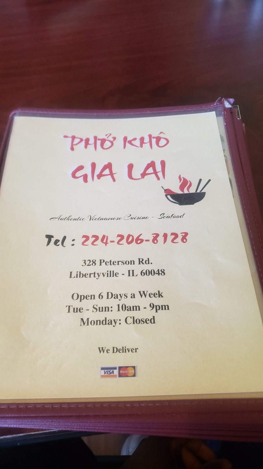 Pho Kho Gia Lai Vietnamese restaurant Pho | 328 Peterson Rd, Libertyville, IL 60048, USA | Phone: (224) 206-8128