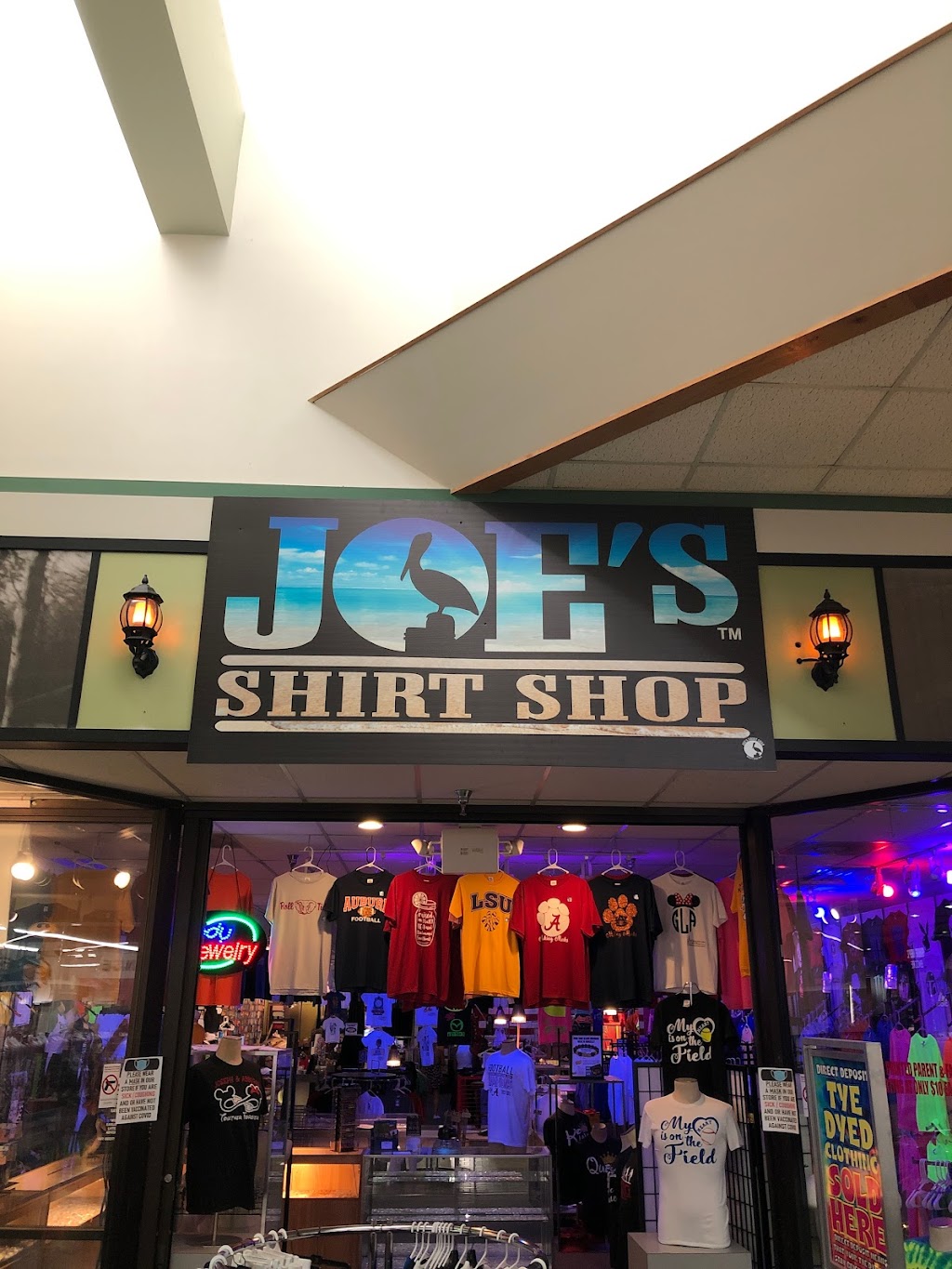 Joes Shirt Shop | 300 Hwy 78 E #434, Jasper, AL 35501, USA | Phone: (205) 435-1460