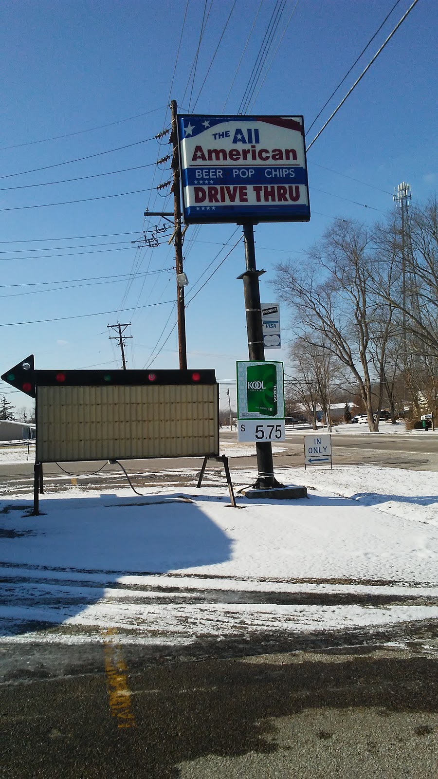 The All American Drive Thru | 5979 E US Highway 22 and 3, Morrow, OH 45152 | Phone: (513) 899-7074