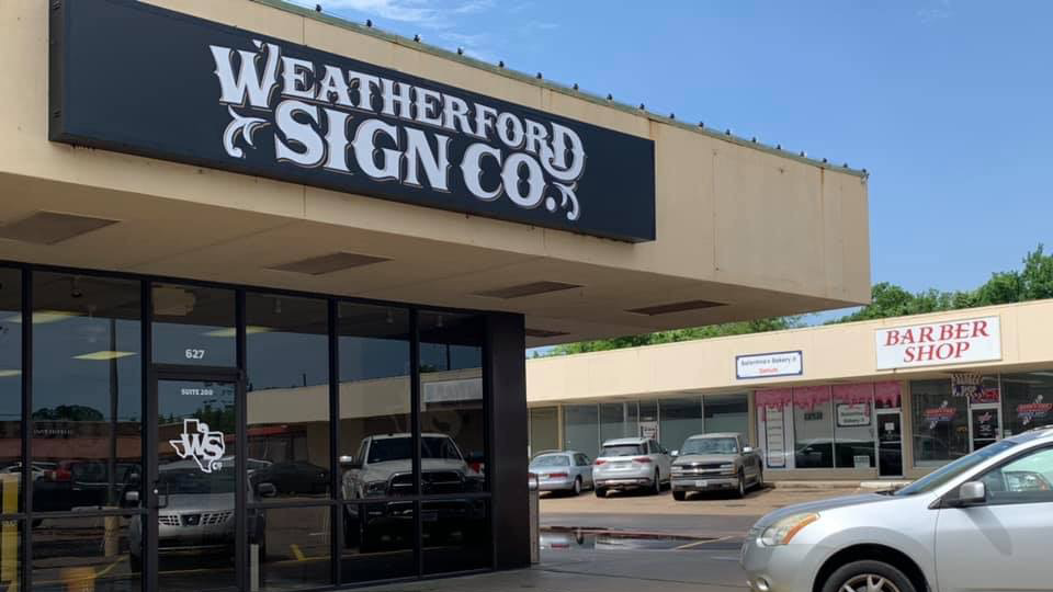 Weatherford Sign Company | 627 Palo Pinto St Suite 200, Weatherford, TX 76086 | Phone: (817) 550-6920