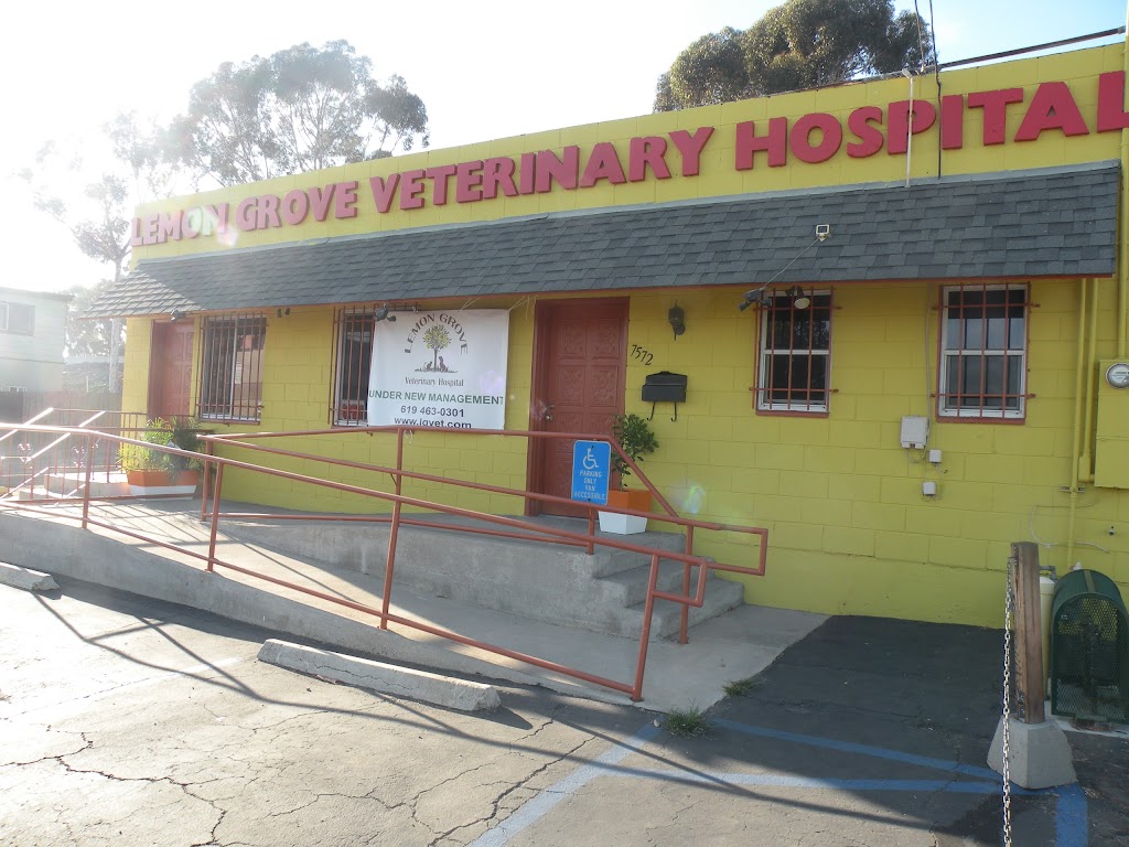 Lemon Grove Veterinary Hospital | 7572 North Ave, Lemon Grove, CA 91945, USA | Phone: (619) 463-0301