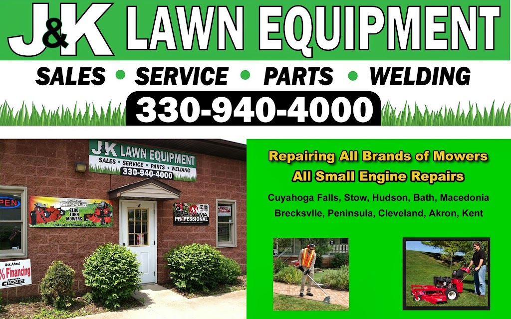 J&K Lawn Equipment | 4818 State Rd, Peninsula, OH 44264 | Phone: (330) 940-4000