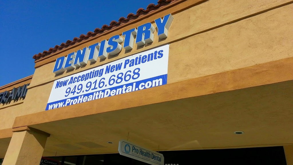 Pro Health Dental | 27680 Santa Margarita Pkwy, Mission Viejo, CA 92691, USA | Phone: (949) 427-8090