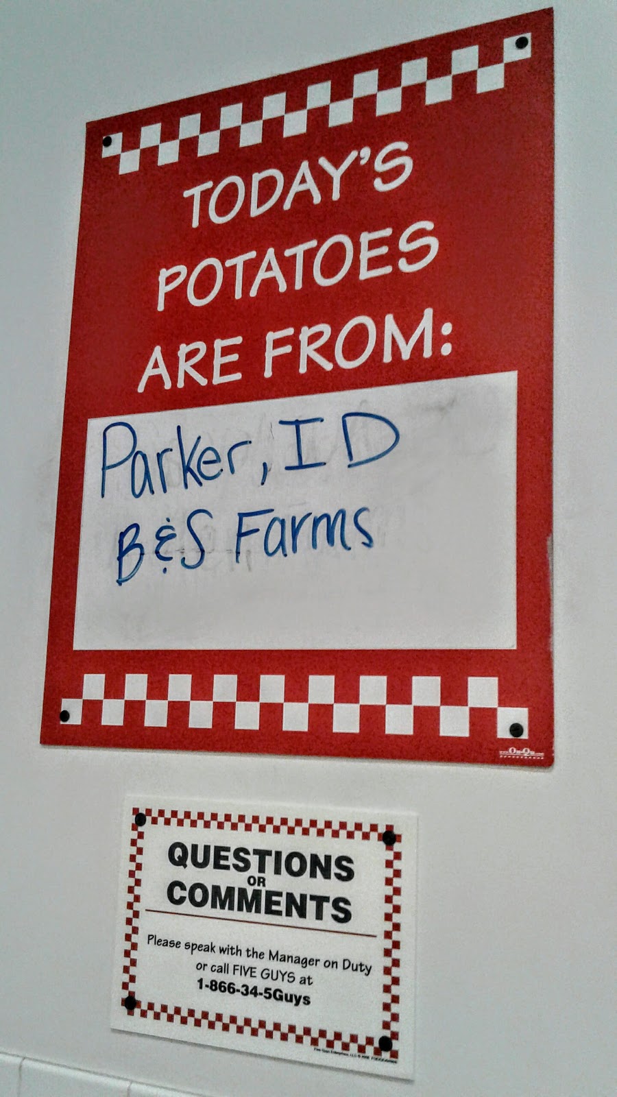 Five Guys | 2690 Tuscany St, Corona, CA 92881, USA | Phone: (951) 280-0555