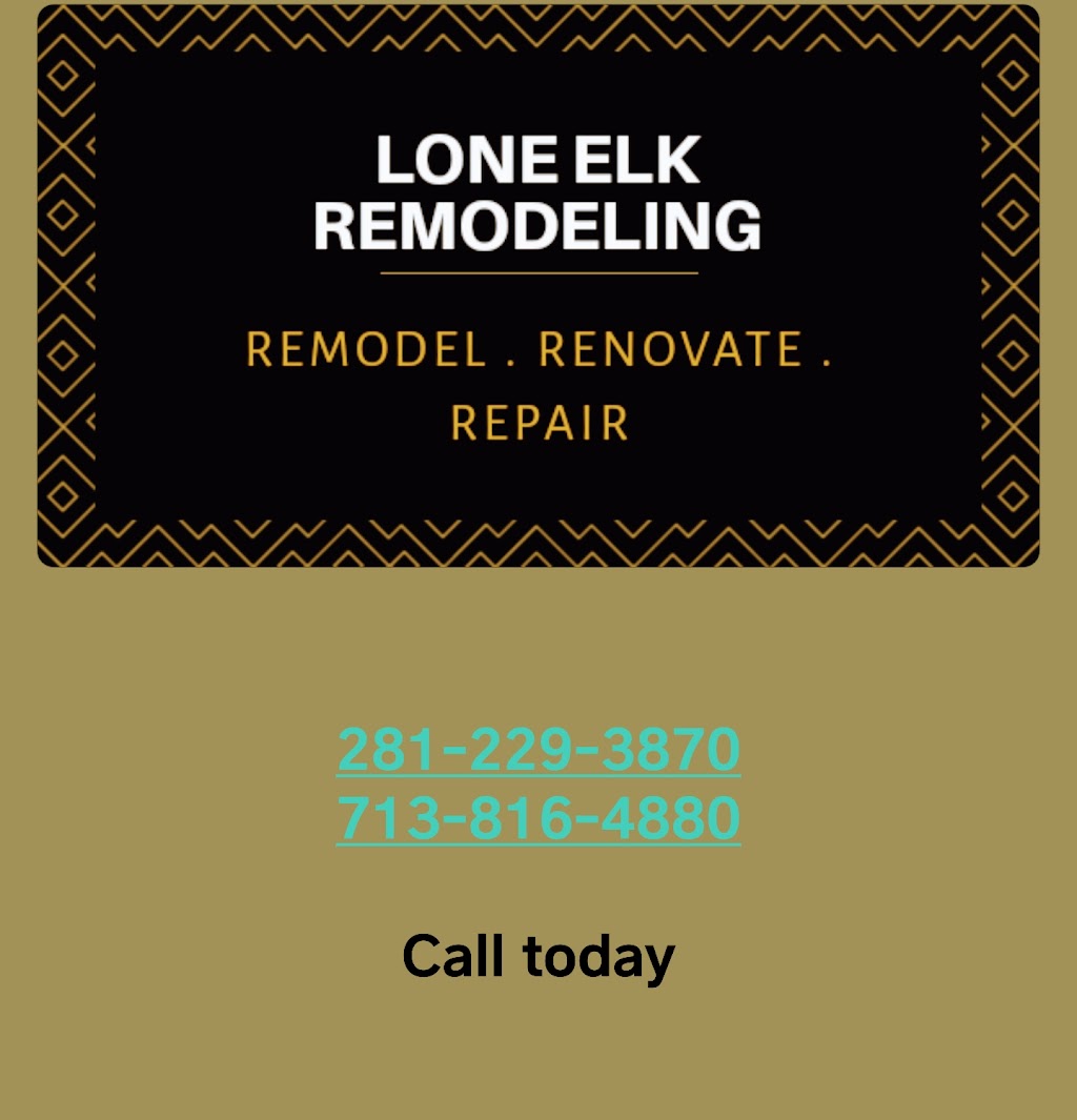 Lone Elk Remodeling | 503 Burham Ln, League City, TX 77573, USA | Phone: (281) 229-3870