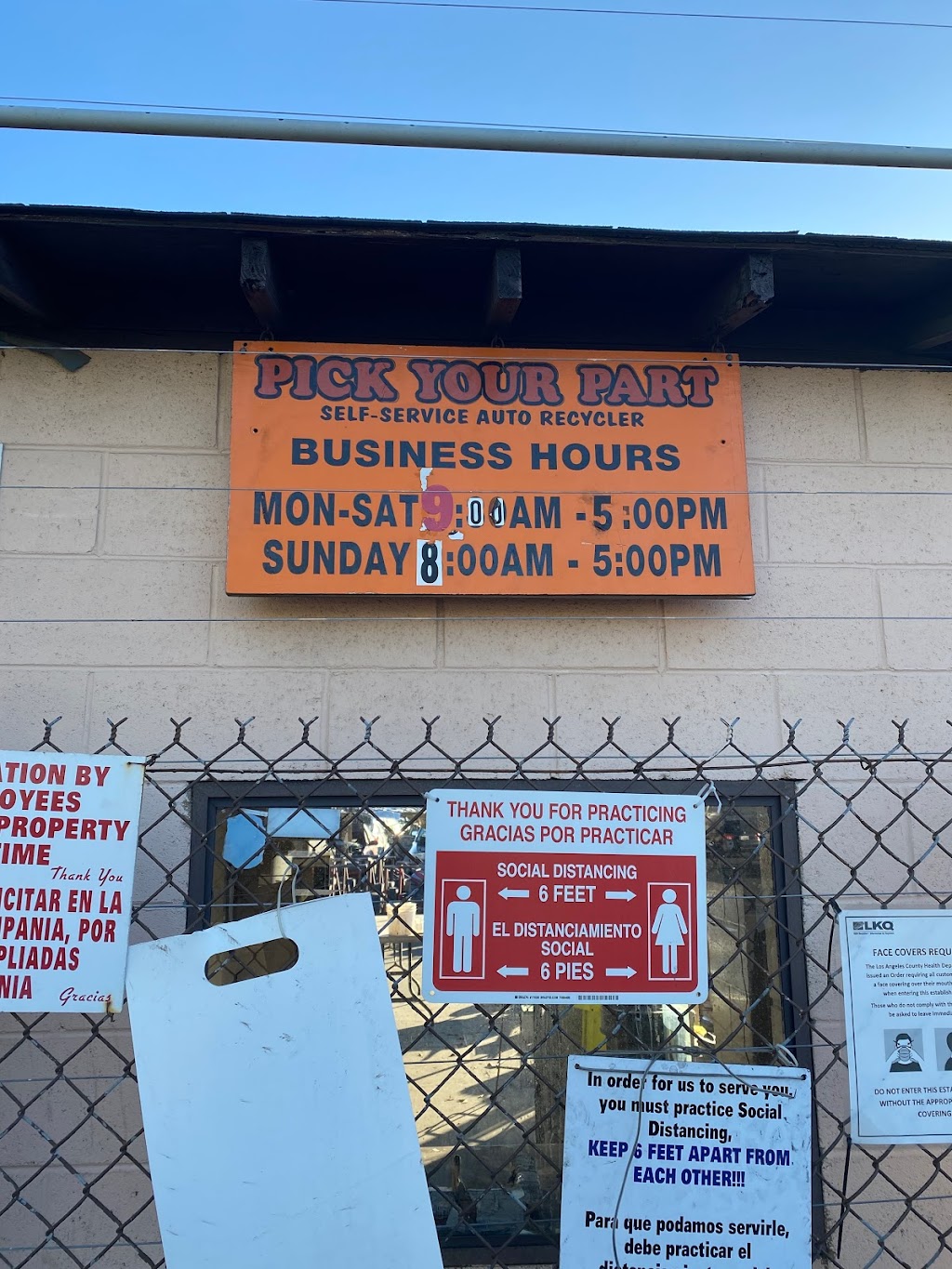 Junkyard Auto Parts | 1232 N Blinn Ave, Wilmington, CA 90744, USA | Phone: (310) 518-0037