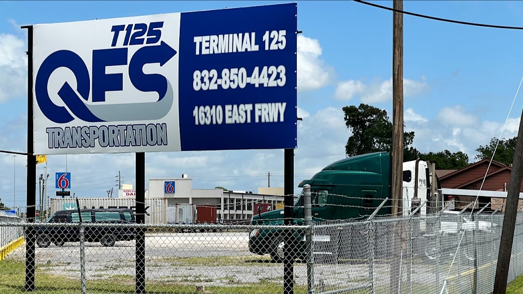 QFS Transportation - Terminal 125 | 16310 E Freeway Service Rd, Channelview, TX 77530, USA | Phone: (832) 850-4423
