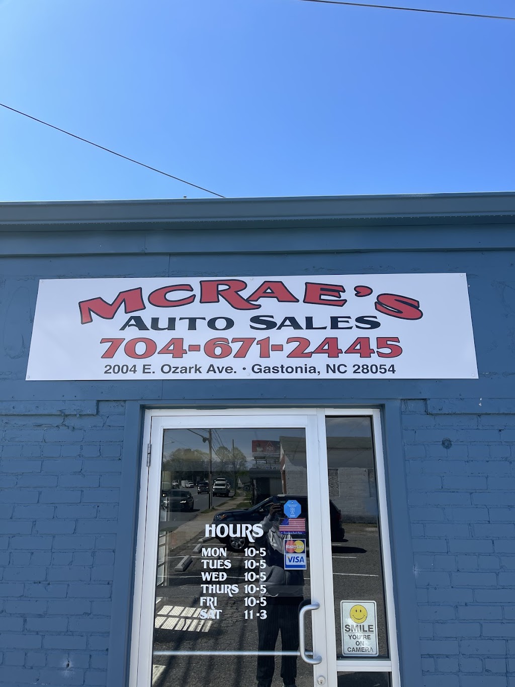 McRaes Auto Sales & Detailing | 2004 E Ozark Ave, Gastonia, NC 28054, USA | Phone: (704) 671-2445