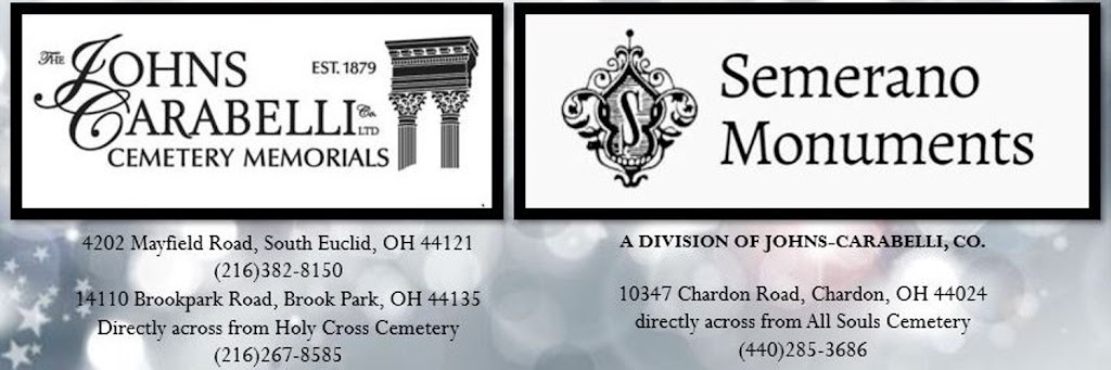 The Johns-Carabelli Semerano Cemetery Memorials & Flowers | 10347 Chardon Rd, Chardon, OH 44024, USA | Phone: (440) 285-3686