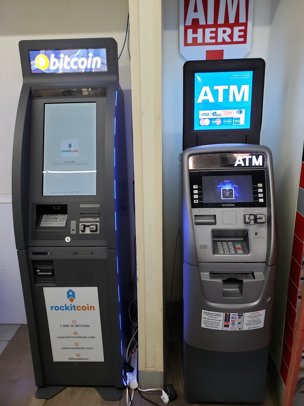 RockItCoin Bitcoin ATM | 3780 Sixes Rd, Canton, GA 30114, USA | Phone: (888) 702-4826