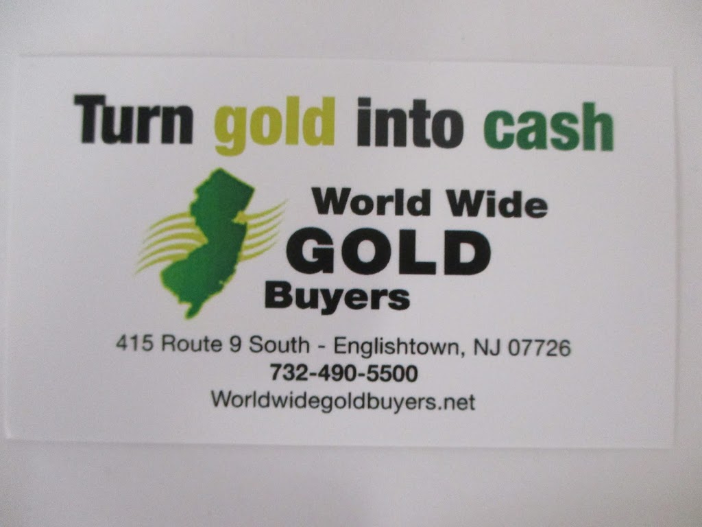 World Wide Gold Buyers | 415 Rt. 9 South, Englishtown, NJ 07726, USA | Phone: (732) 490-5500
