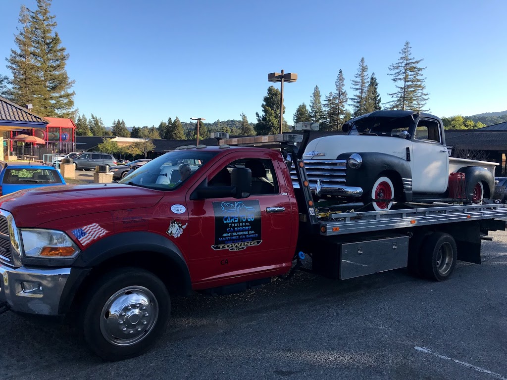 Cars To Go Towing Inc. | 4841 Sunrise Dr, Martinez, CA 94553, USA | Phone: (925) 444-5569