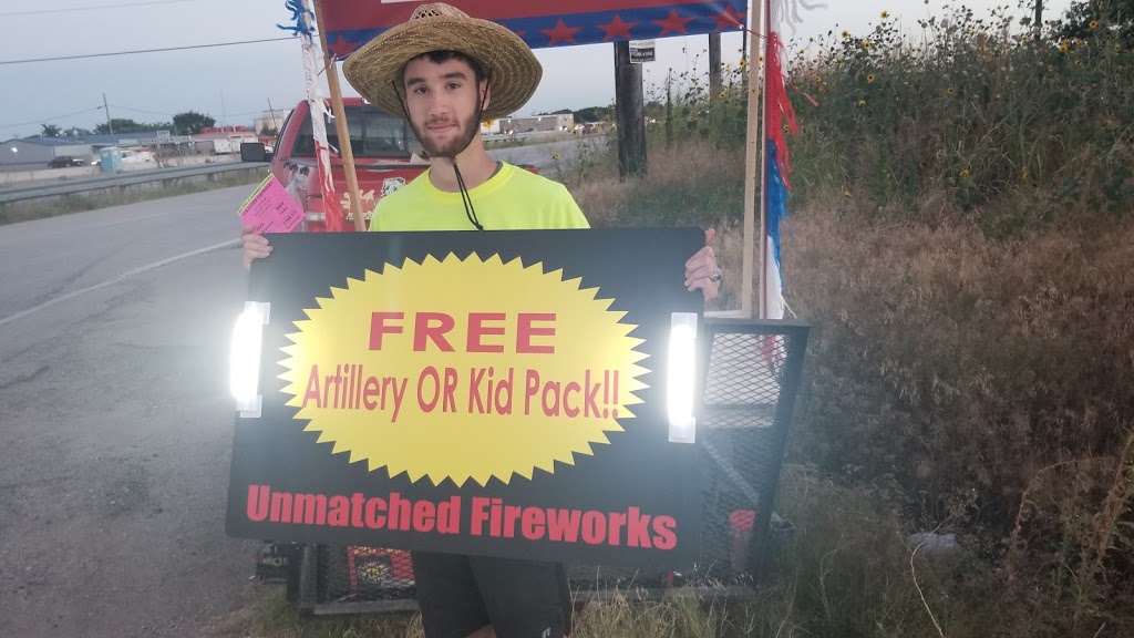 Unmatched Fireworks | 2217 Patrick Rd, Waxahachie, TX 75167, USA | Phone: (972) 948-1227