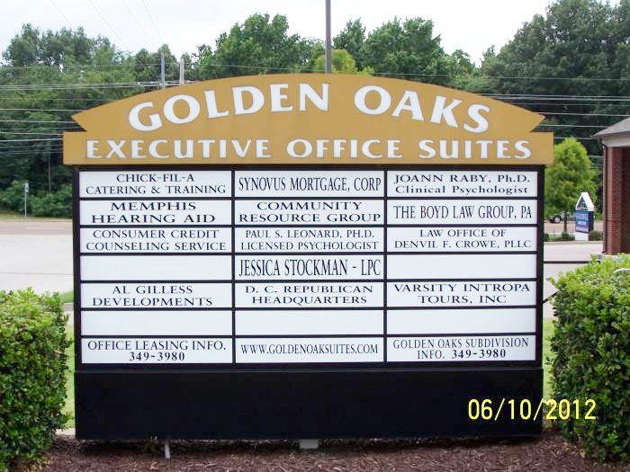 Golden Oaks Executive Suites | 7075 Golden Oaks Loop W, Southaven, MS 38671, USA | Phone: (662) 349-3980