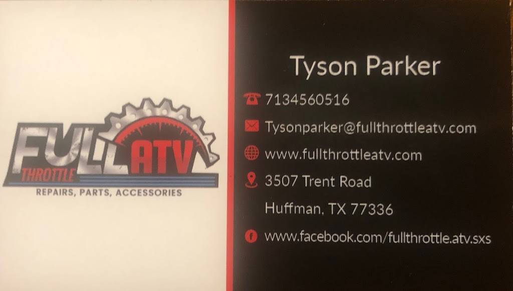 Full throttle atv | 3507 Trent Rd, Huffman, TX 77336 | Phone: (713) 456-0516