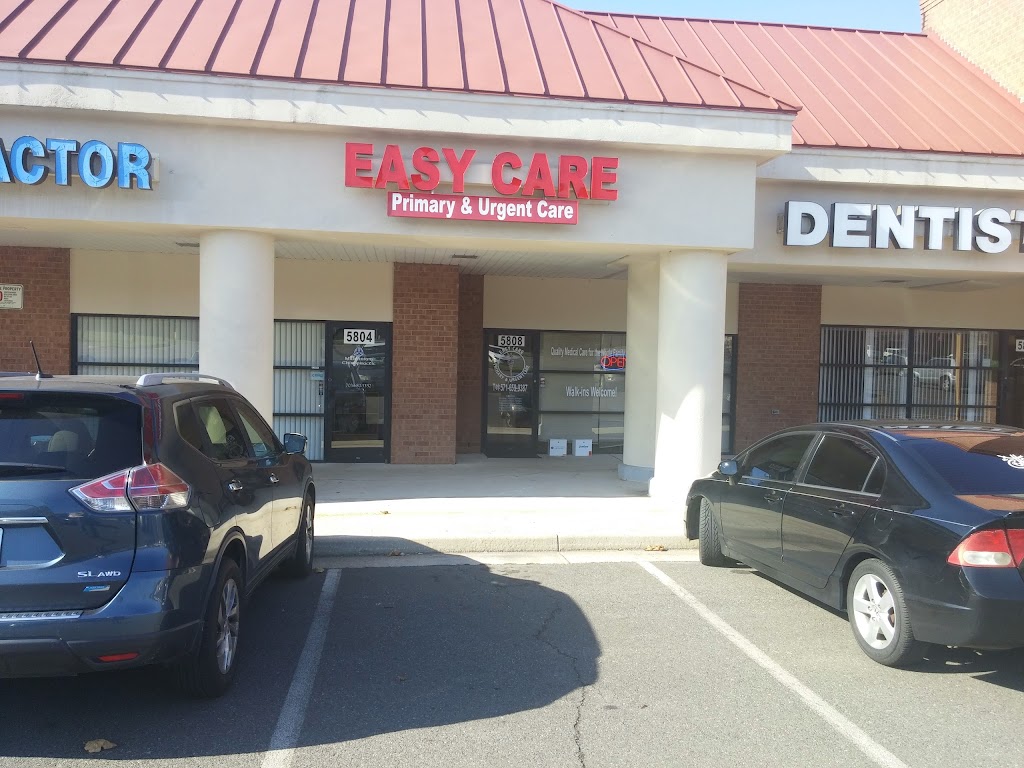 Easy Care Primary & Urgent Care | 5808 Mapledale Plaza, Woodbridge, VA 22193, USA | Phone: (571) 659-9387