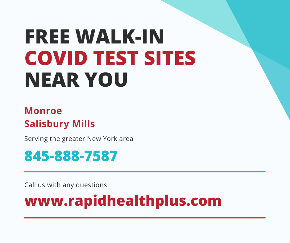 Rapid Health Plus | 6 Depot St, Washingtonville, NY 10992, USA | Phone: (845) 888-7587