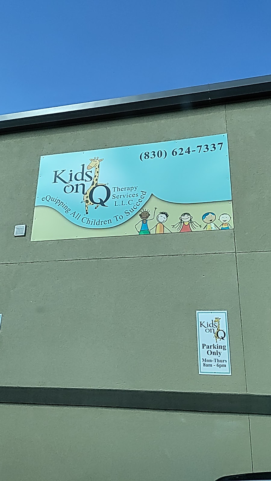 Kids on Q Therapy | 1269 Summerwood Dr Suite 105, New Braunfels, TX 78130, USA | Phone: (830) 624-7337